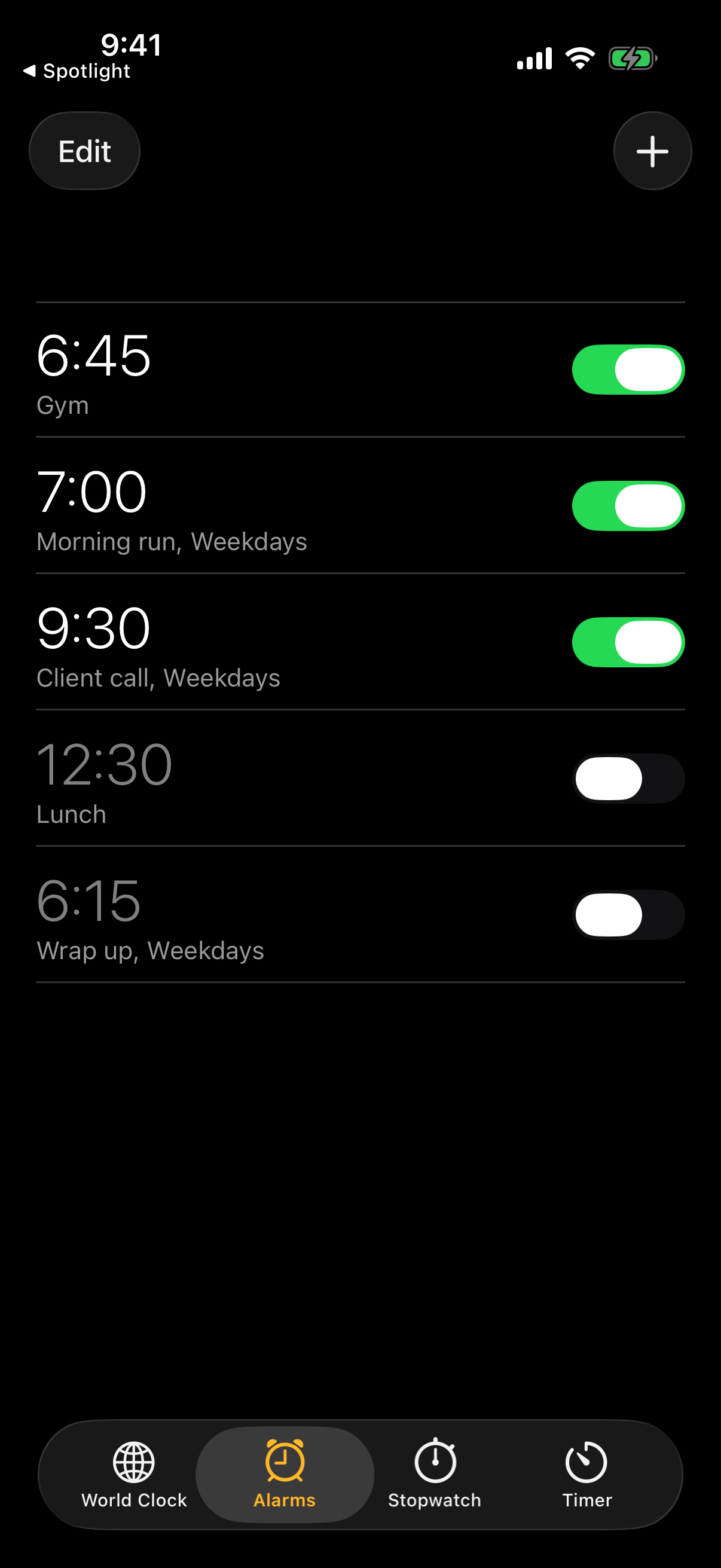 Clock app